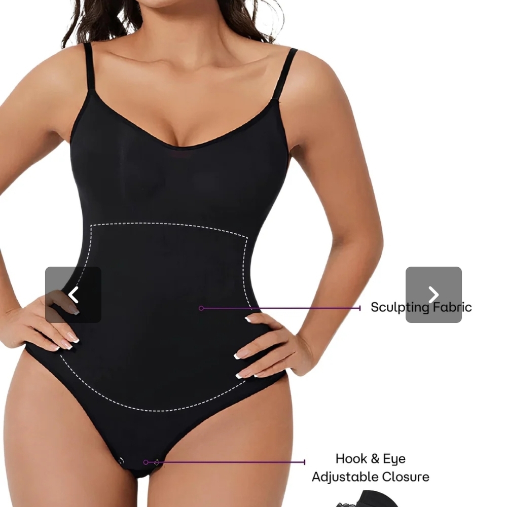 Black Sculpting Bodysuit 2XL NwT